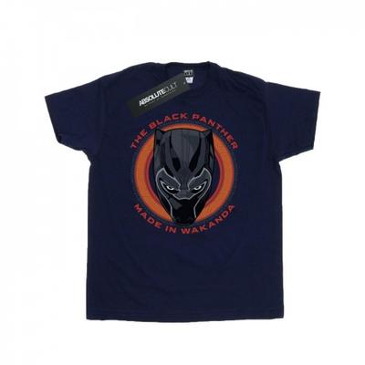 Mens Black Panther Made In Wakanda Red T-Shirt