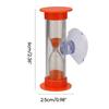 2Minute Hourglasses Timer With Suction Cup Shower Tooth Brushing Sandglass Timer Children Timer Toy Decorations