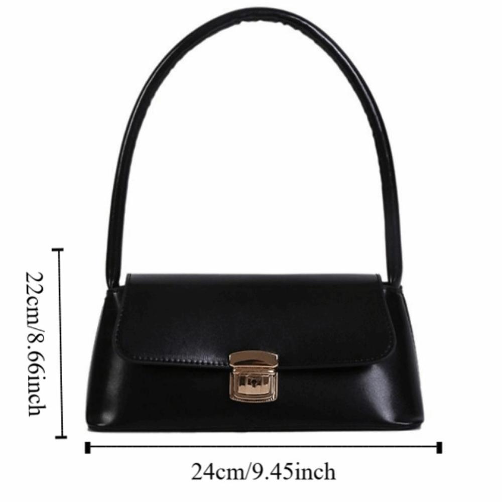 Handbag French Stick Bag Large Capacity PU Leather Shoulder Bag Simple Underarm Bag  Girls