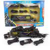 New 6pcs Batmobile Alloy Model Cars 1:64 Batman Tumbler 6 Generation Combination Home Decor Car Collection Toys For Childrens
