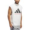 adidas Basketball Sleeveless T-shirt Asia Sizing 'White Red' Men's IW5648