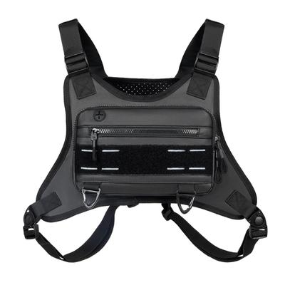 Fischerei Brusttasche Outdoor Sport Laufweste Rucksäcke Vordere Brusttasche Brust Rig Rucksäcke für Angeln Radfahren