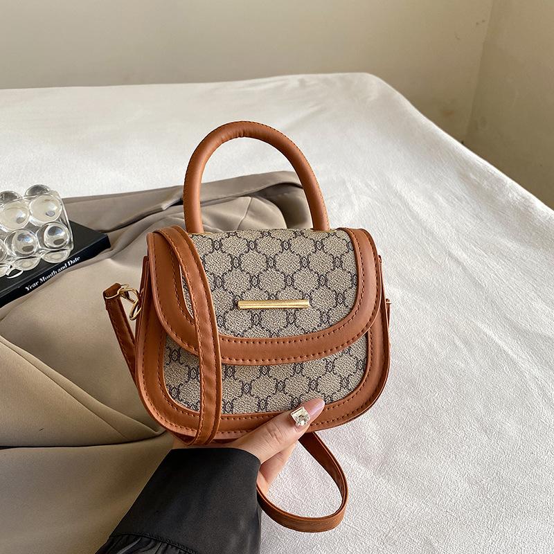 

Niche design fashion handbag new saddle bag crossbody small bag women s shoulder diagonal straddle bag