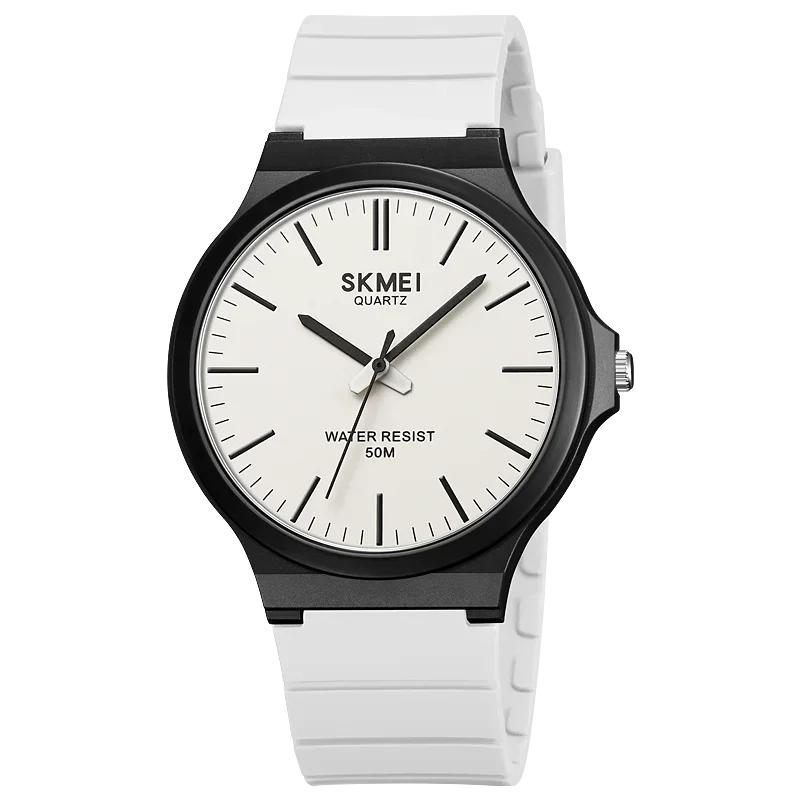 Skmei 2108 Watch For Male Time Clock Reloj Hombre for Fashion Men Quartz Wristwatches Mens New Simple TPU Strap 3Bar Waterproof