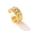 French retro personalized relief small daisy open ring light luxury high sense fashion commuter design jewelry