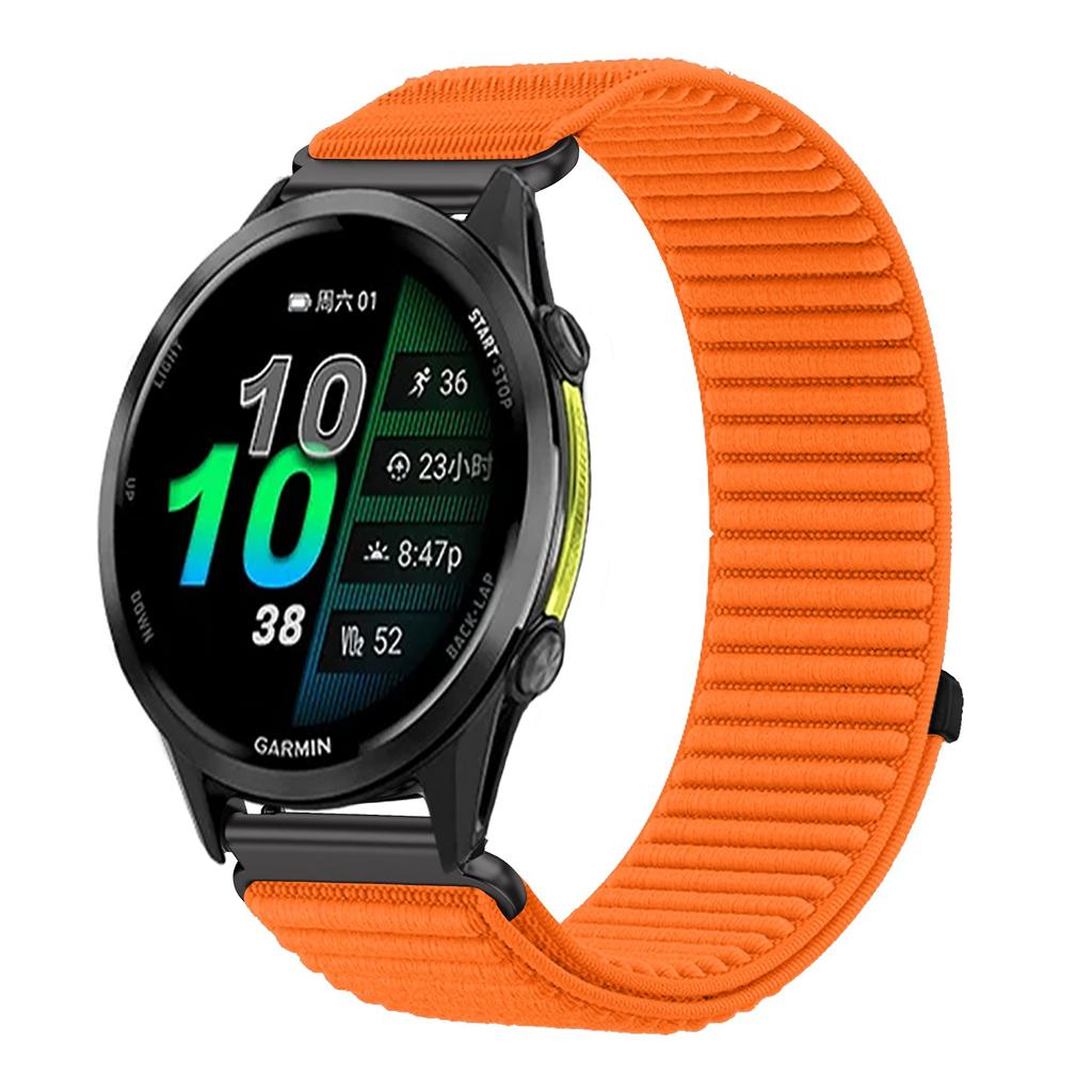 18mm 20mm 22mm Nylon Loop Strap for Garmin Forerunner 970 570 965 955 165 55/Venu 4 45mm 41mm Bracelet for Garmin Vivoactive 6 5