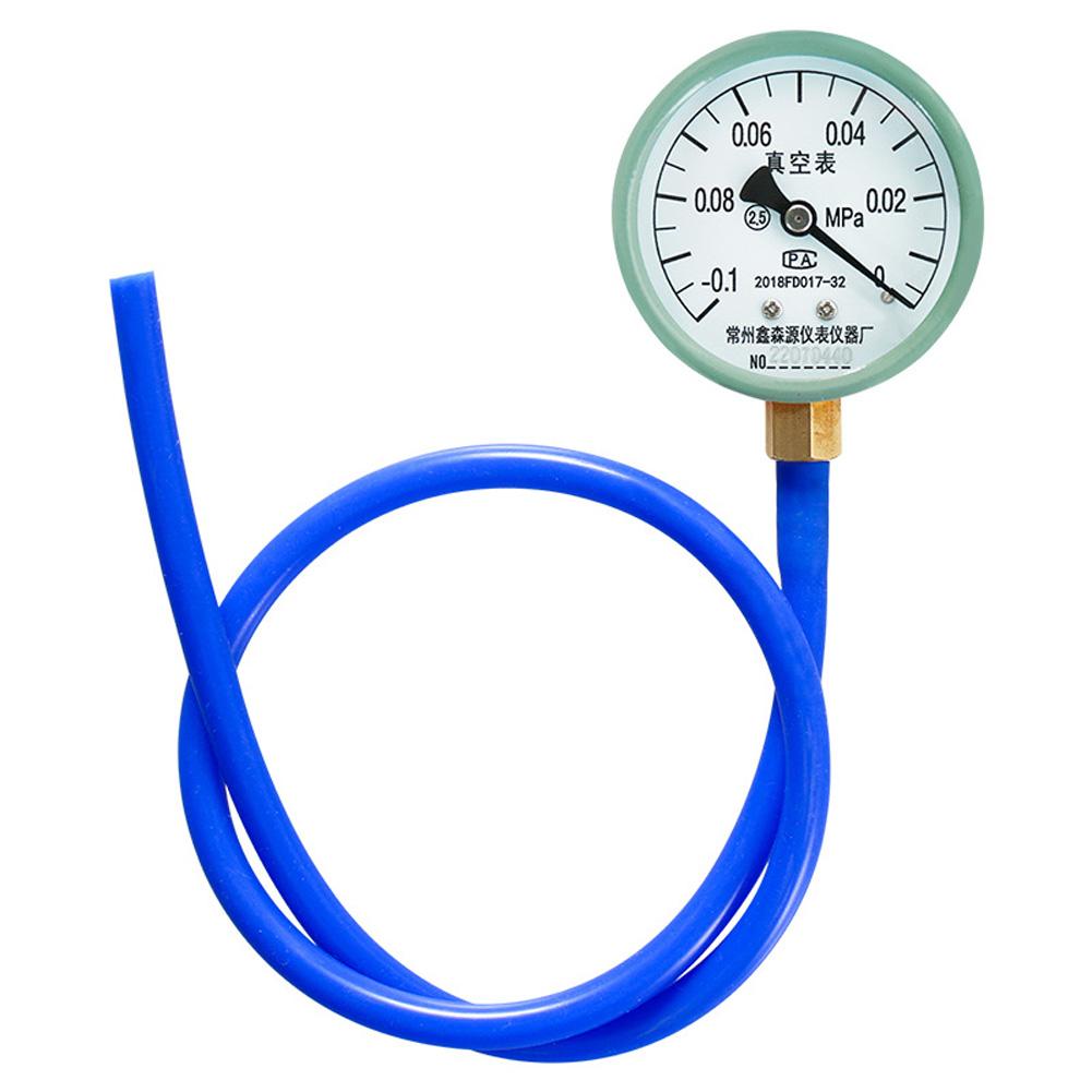 

Датчик вакуума для обнаружения засорения выхлопных газов, высокая точность -0,1-0 МПа, циферблат диаметром 60 мм, универсальный измеритель каталитического засорения синий