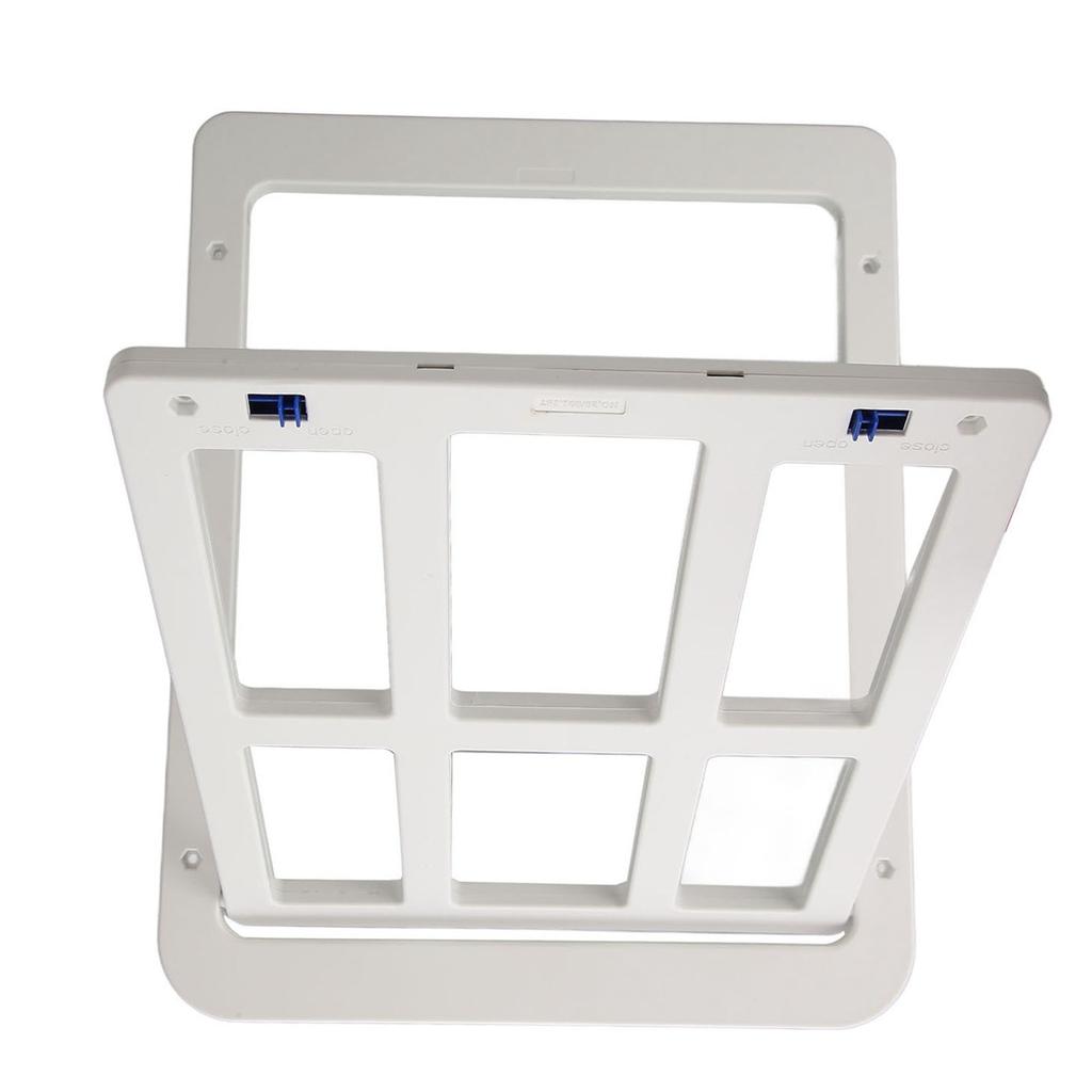 Dog Screen Door Lockable Pet Screen Door Double Magnetic Closure Sturdy Doggie Door for Pet