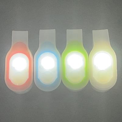 1 Set Clip-On Bike Backpack Warning Lamp Mini Rechargeable Magnetic Silicone LED Safety Light For Outdoor Sport Camping Hiking