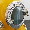45.72 Cm Yellow Diving Helmet 1921 Anchor Scuba Divers Helmet Brass Nautical Decorative Collection Gift