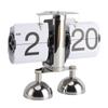 Retro Digital Flip Down Clock Flip Desk Clock Mechanical Battery Powered Home Office Decor 2 Legs 12 Hour