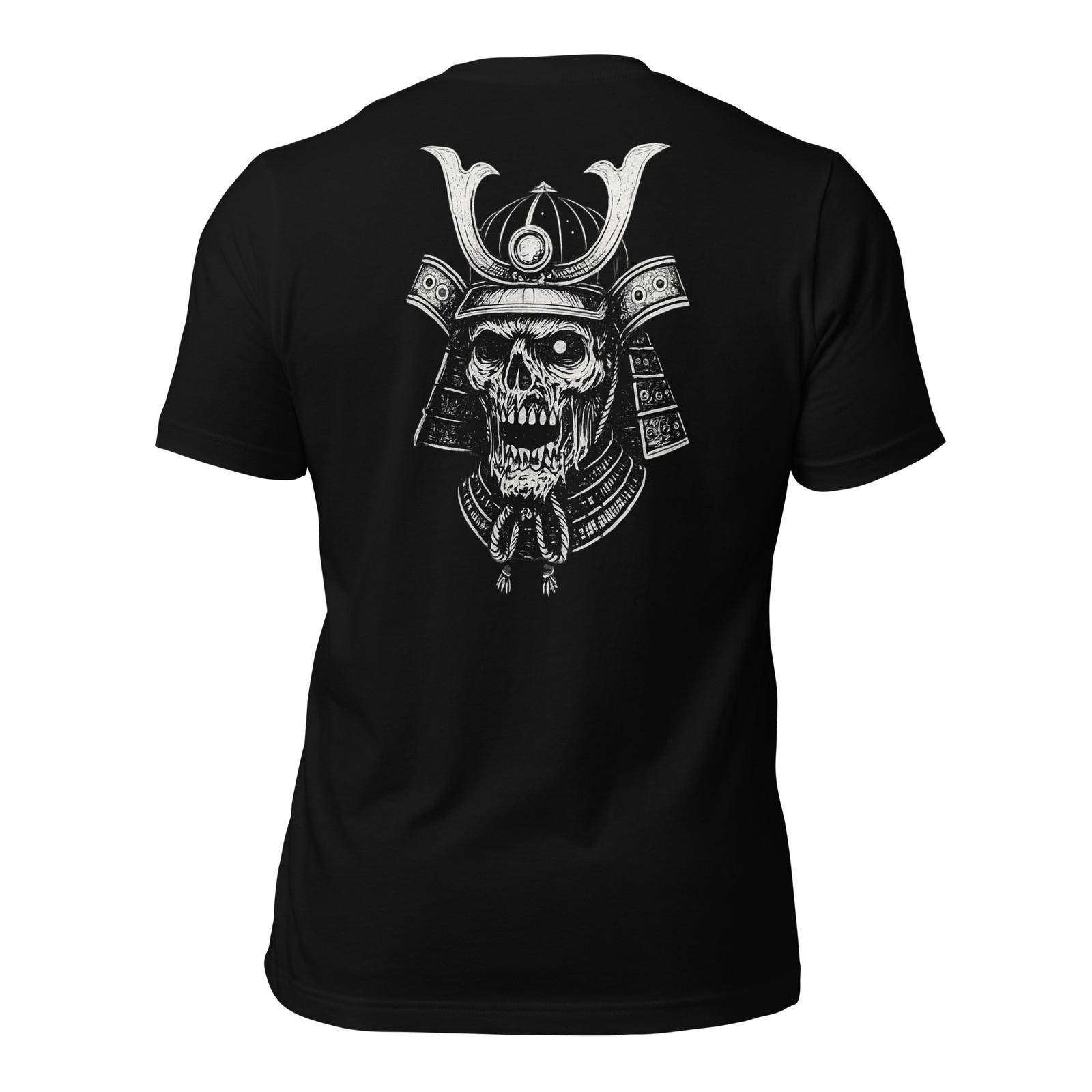 Black Samurai Zombie T-Shirt | Japanese Undead Warrior | Unisex Shirt S разноцветный