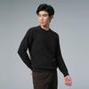 LILANZ Men's Jacquard Round Neck Plus Velvet Wool Sweater