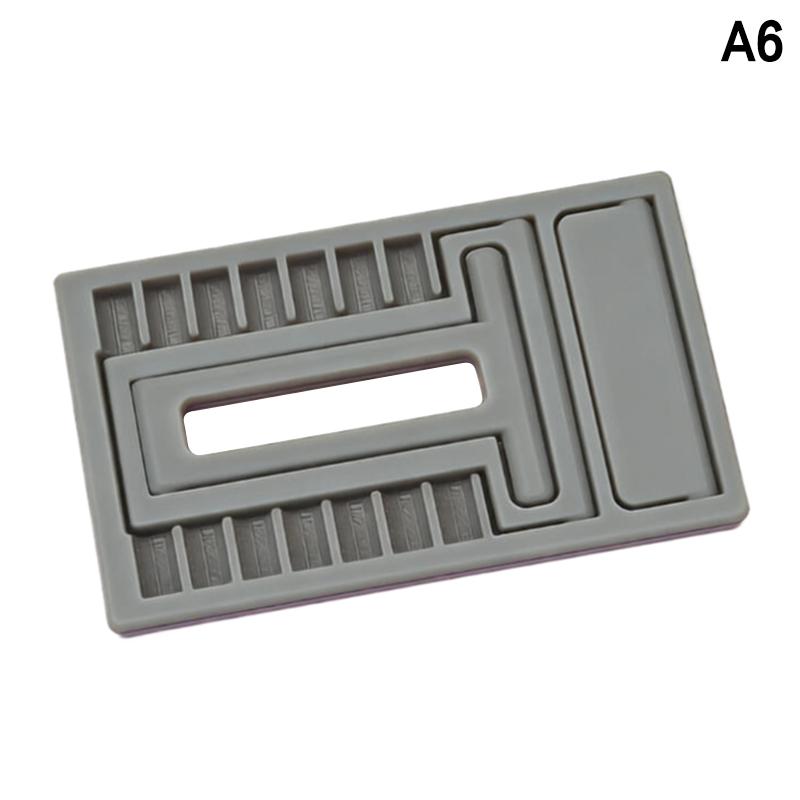 Foldable Desktop Phone Holder 7-Level Adjustable Mini Phone Stand Credit Card Sized Design Portable Compact For Travel & Storage