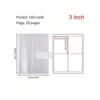 3/4/5/6 Inch 80/160 Slots Transparent Photo Album Idol Photocard Holder Idol Star Card Collect Book Creative Photo Albums Picture Card Holder