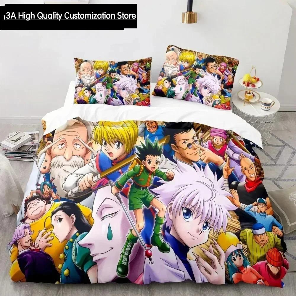Hunter X Hunter 3D Print Duvet Cover Set Bedding Set Japanese Anime Twin Queen King Quilt Cover Pillowcases Home Decor
