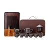 High-grade purple sand portable travel tea set merchandise business gifts can be used to give leadership gifts
