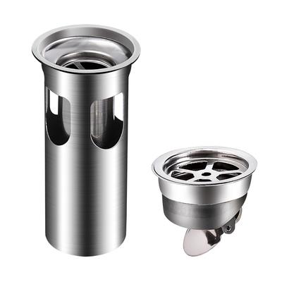 Gravity Flip Stainless Steel Floor Drain Core Inner And Outer Dual -Core Floor Drain Cap
