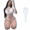 White Bodystocking Sexy Erotic Lingerie Women's Sexy Leopard Print