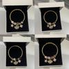 Fashion Demon Eye Pendant Bracelet Stainless Steel Enamel Star Clover For Women And Men