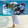 1pc Tomioka Giyuu Beach Towel, Comfortable and Thick, and Swimming/Bath/Picnic/Camping Towel, Suitable for Seaside Beaches