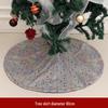 Creative Cartoon Print Christmas Tree Skirt - Festive Home & Party Decoration