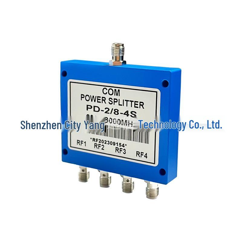2-8GHz 1-to-4 SMA RF Microstrip Power Divider/Combiner