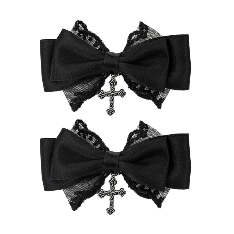

Lace Bowknot Hair Clip Elegant Hairpin Sweet Barrette Bunches Hair Clips 1