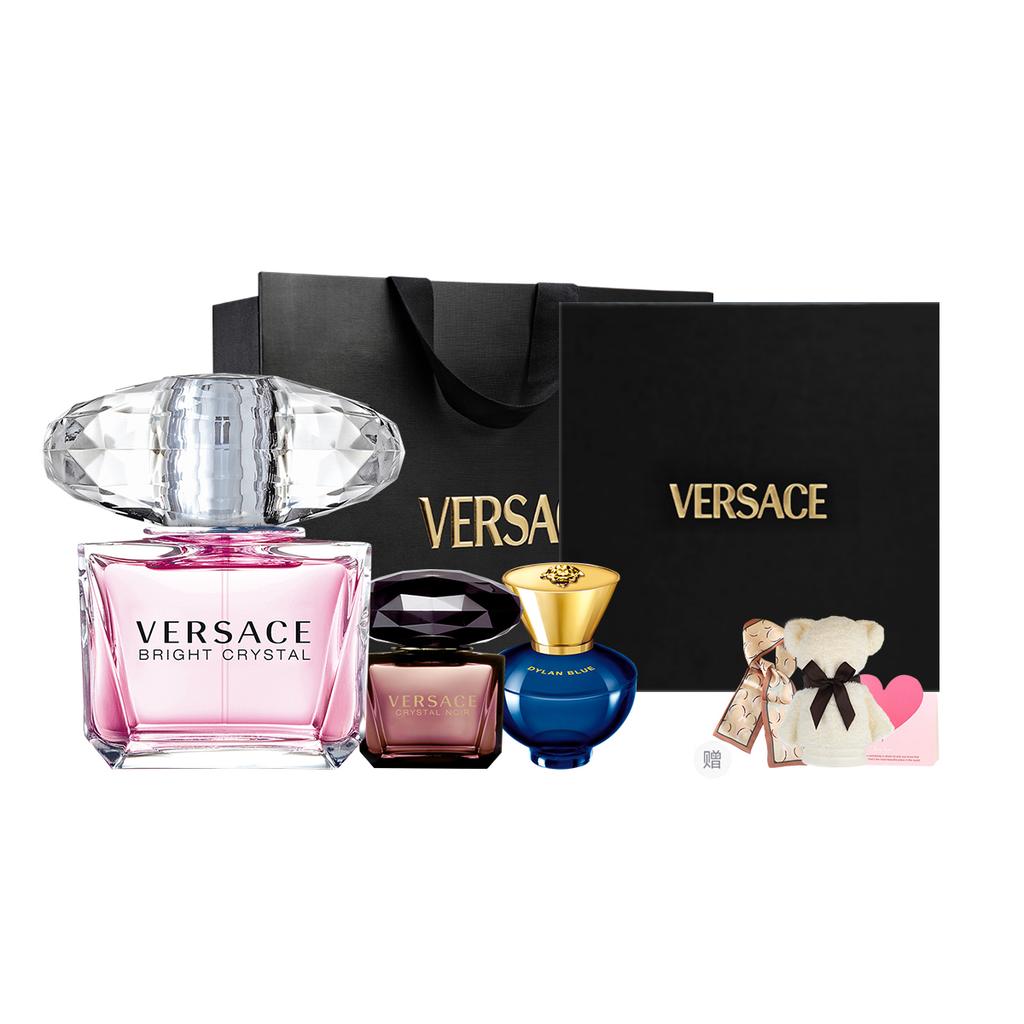 VERSACE Pink Diamond Women's Perfume Pink Diamond Gift Box Set Eau De Toilette