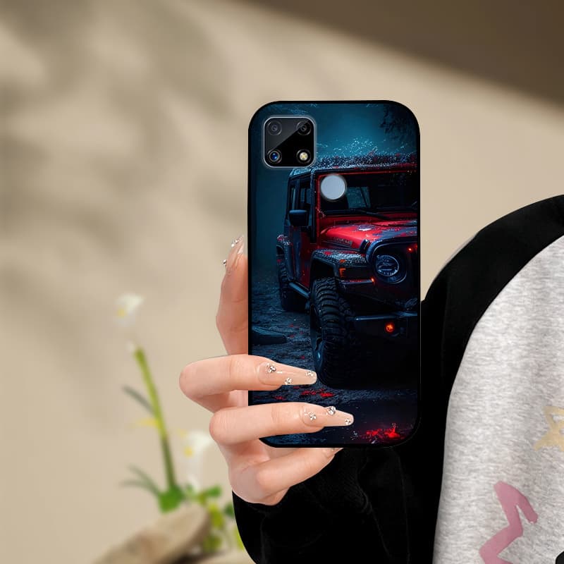 Silicone Phone Case For Realme C25s C25 Cover Painted Soft  For Realme C25 C25S C21 C21Y C25Y Phone Case RealmeC25s C 25 s Funda