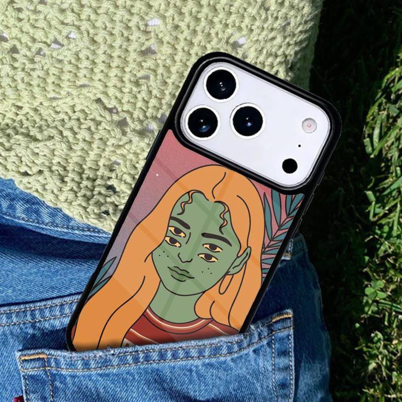 Hippie Grunge Art Phone Case Cover Compatible with for IPhone 17air 16e 15 14 13 12 11Pro Max 17 Air