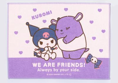 Sanrio Saugfähige Tischunterlage (lila (Kuromi))