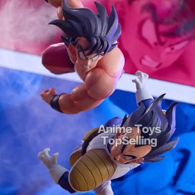 23cm/9.05in Anime Z Figure Goku Vs Vegeta Figure Goku Figure PVC Vegeta Collectible Model Toys Gifts