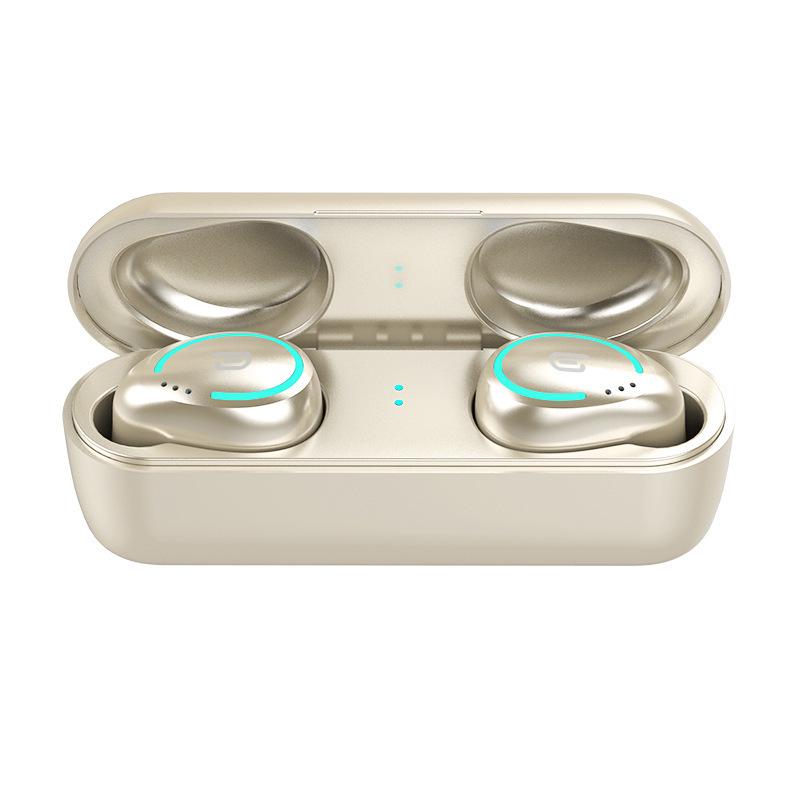 Waterproof Bluetooth 5.0 Sports Earphones: Dual Ear Stereo Mini Wireless with In-ear Charging