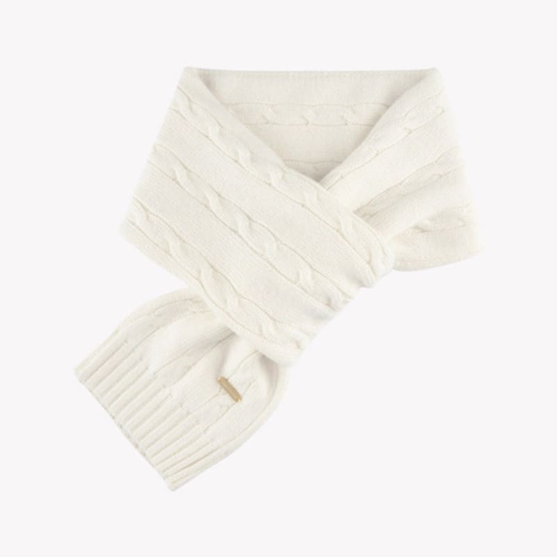 Saint Luxure Cable Loop Muffler Cream