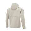 Li-Ning Lettuce Edge Water-Resistant Windbreaker Jacket With Hood Men Jacket Dusty-Gray AFDU951-2