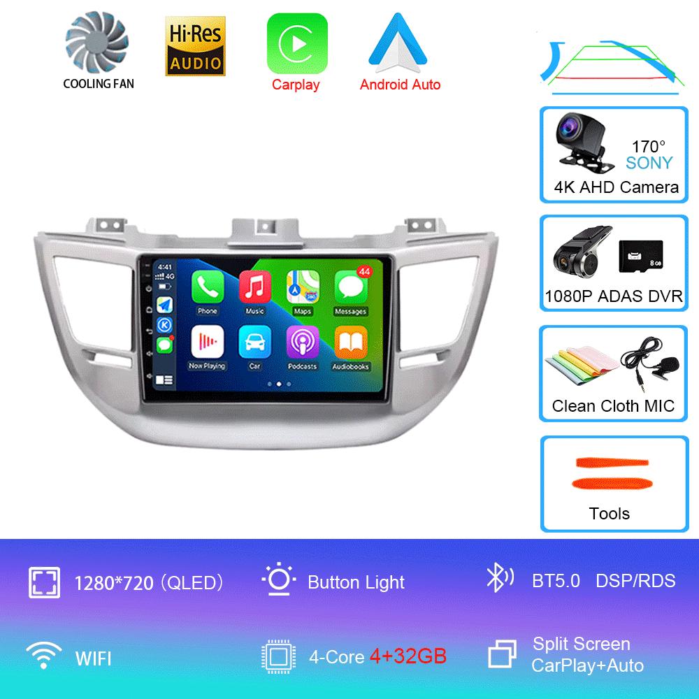 Android 14 Car Radio For Hyundai Tucson 3 2015 - 2018 Player Multimedia Navigation Stereo GPS No 2din 2 din dvd