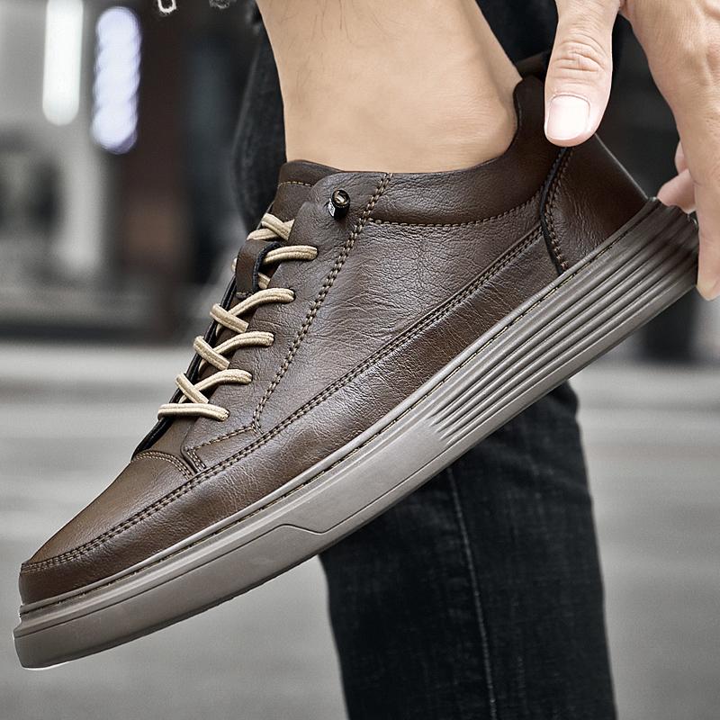 Herrenschuhe im Vintage-Stil, neues Design, Freizeitschuhe, vielseitig kombinierbare Herren-Sneaker, modische Schnürschuhe, bequeme Herren-Skateschuhe