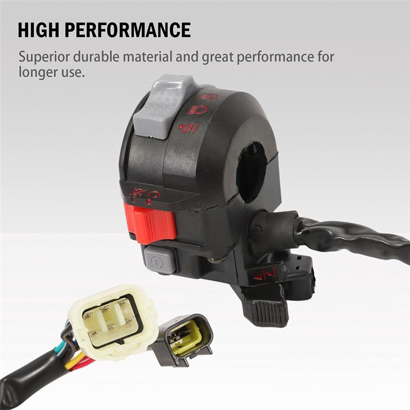 Handlebar Start Switch Assembly For Raptor 350 660R Grizzly 350 YFM660R 5LP-83973-00-00