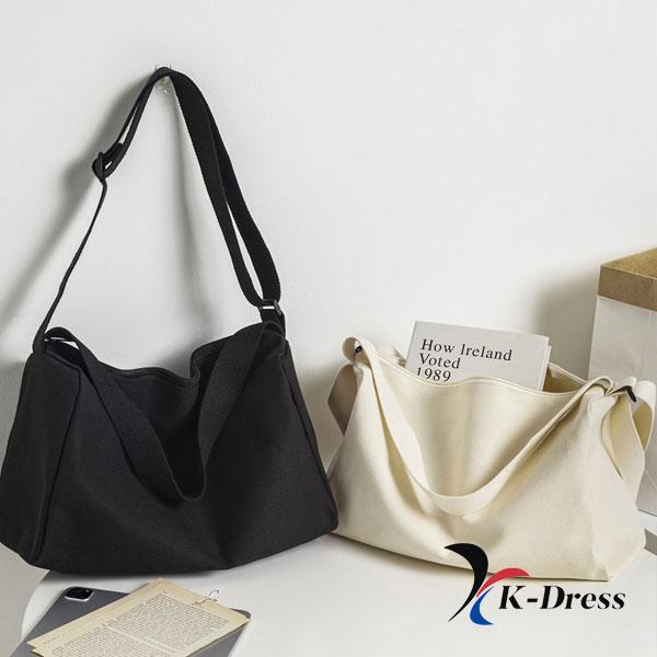 2-color Daily Cross Canvas Eco Bag