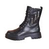 Big head thick-soled Martin boots men's American tooling boots trendy high-top winter velvet thermal locomotive leather boots