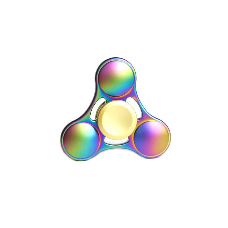 

EDC Rainbow Fidget Spinner Hand Fidget Spinner EDC Fingertip Spinning Top Tip Gyro Metal Anti Stress Relief Toy for Adult