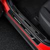 Car Body Stainless Steel Pedal Door Sill Scuff Plate Inner Threshold Bumper Parts 4PCs For Mazda CX-30 CX30