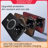 PU Leather Wireless Charging Magnetic Shockproof Case For Oneplus 15 1+15 Lens Protect Anti-Fall Phone Cover For Oneplus15 1+15