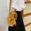 Uroczy Pluszowy Plecak Kapibara Duża Pojemność Torba Crossbody Kapibara Torebka Miękka Kapibara Torba Szkolna Dla Dziewczyn Prezenty Urodzinowe