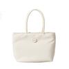 Plain Color Nylon Bucket Bag for Women, Minimalist Single Shoulder Handbag, Lightweight Casual Tote, Simple Daily Crossbody Purse