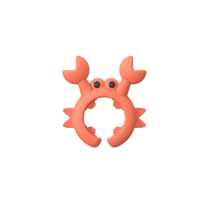 1/2/3PCS High Temperature Resistant Silicone Spatula Rack Small Crab Anti-scalding Clip Practical Spoon Holder for Kitchen