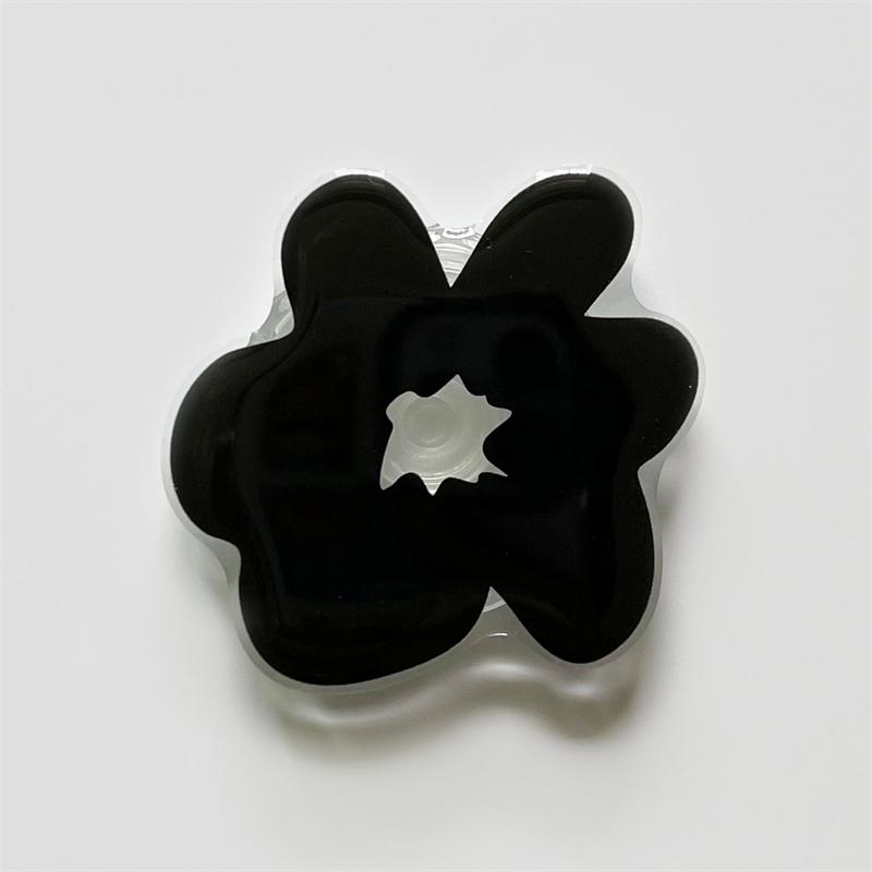 

Cute Black Butterfly Flower Phone Grip Tok Griptok Korea Holder Ring For iPhone Samsung Accessories Lovely Phone Stand Holder