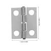 50Pcs Mini Hinges Small Iron Hinges 19x15mm Retro Miniature Furniture Hardware Jewelry Box DIY Crafts Set Jewelry Case Hinge