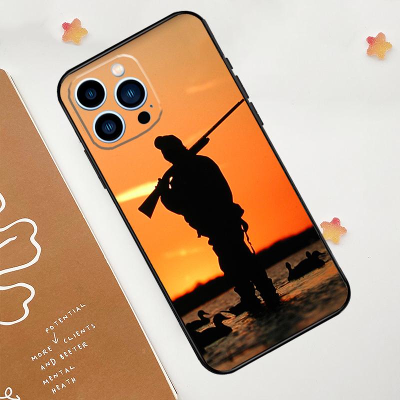 Duck Hunting Phone Case For iPhone 15 16 14 13 12 11 Pro Max Mini Plus XS X XR Back Cover